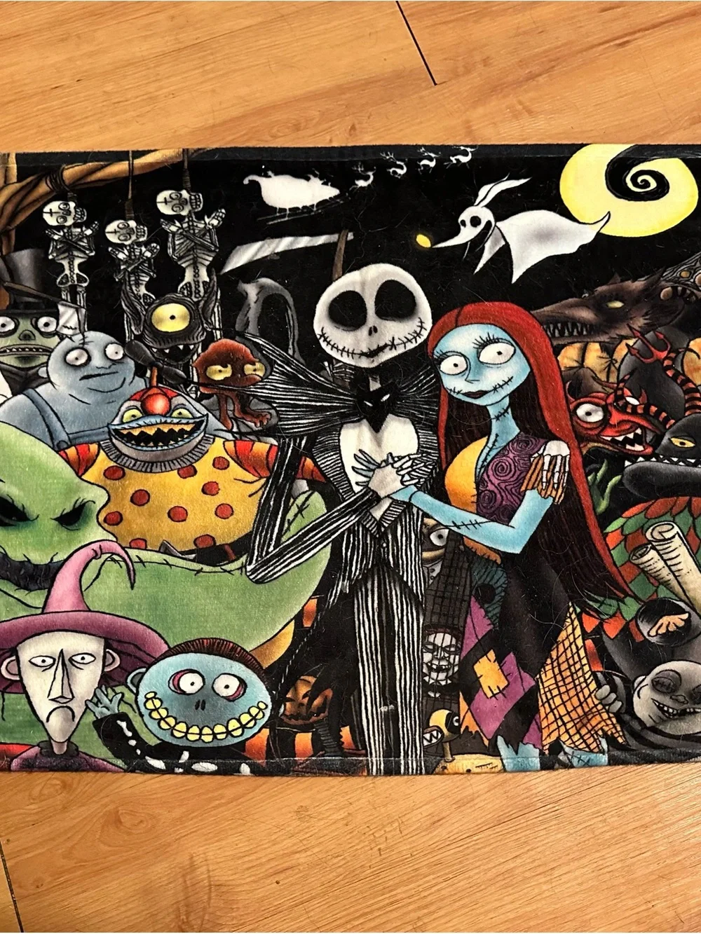 The Nightmare Before Christmas Graphic Bath Mat Set - Multicolor